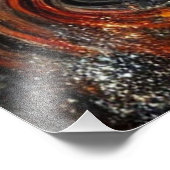 ETHERISCHE WERVELINGEN EN SILHOUETTEN FOTO AFDRUK (Hoek)