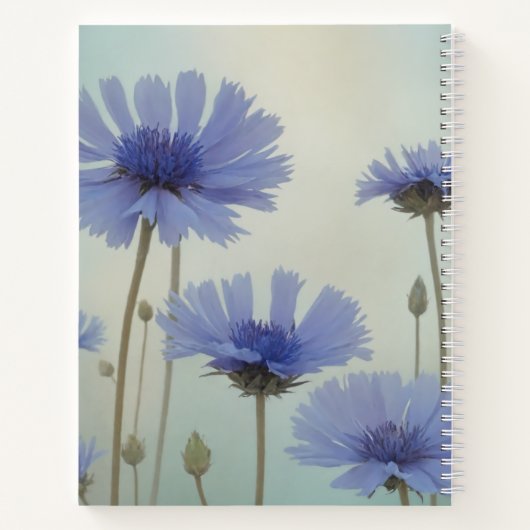 etherische wilde bloemen notitieboek (Achterkant)