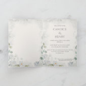 Etherische Witte Bloemen Blauwe Heron Natuur Bruil (Binnen)