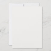 Etherische Witte Bloesem Gouden Glitter Bruiloft Kaart (Achterkant)