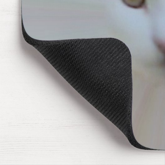 etherische witte kat muismat (Hoek)