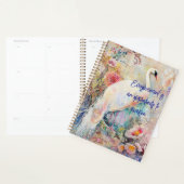 etherische witte pauw planner (Display)