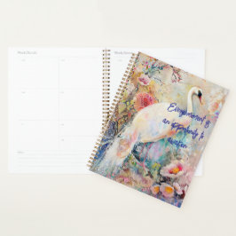 etherische witte pauw planner