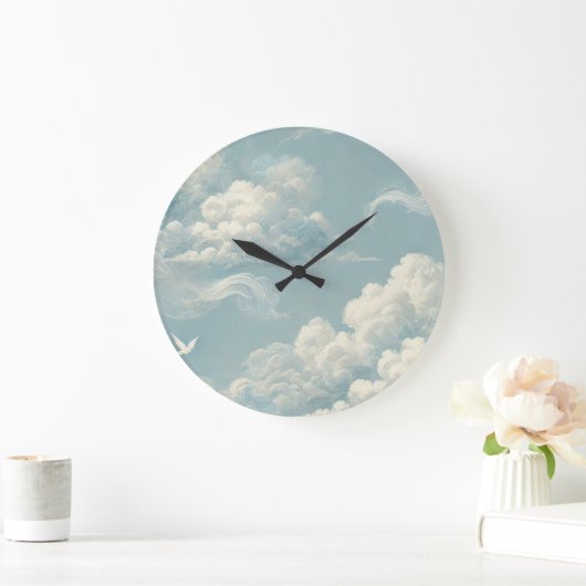 etherische wolken grote klok (Huis)