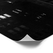 Etherische wolken: NYC Skyline, Empire State Bldg  Poster (Hoek)