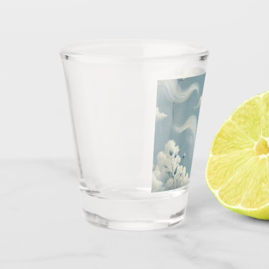 etherische wolken shot glas (Links)