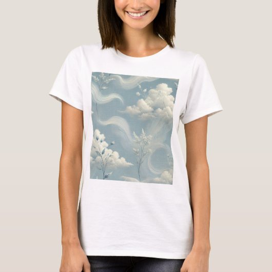 etherische wolken t-shirt (Voorkant)