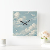 etherische wolken vierkante klok (Huis)