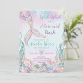 ETHERISCHE Zeemeermin Bash Onder Het Zee Zwembad V Kaart (Staand voorkant)