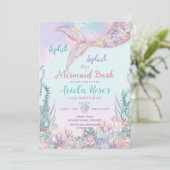 ETHERISCHE Zeemeermin Bash Onder Het Zee Zwembad V Kaart (Staand voorkant)