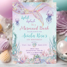 ETHERISCHE Zeemeermin Bash Onder Het Zee Zwembad V