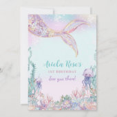 ETHERISCHE Zeemeermin Bash Onder Het Zee Zwembad V Kaart (Achterkant)