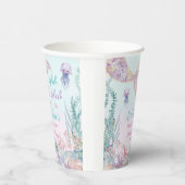 ETHERISCHE Zeemeermin Bash Onder Het Zee Zwembad V Papieren Bekers (Rechts)