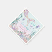 ETHERISCHE Zeemeermin Bash Onder Het Zee Zwembad V Servet (Hoek)