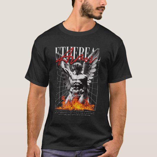 etherm pantser engel ontwerp t-shirt (Voorkant)