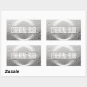 ethermie rechthoekige sticker (Vel)