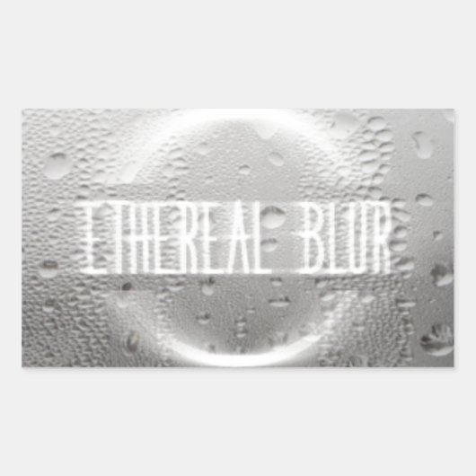 ethermie rechthoekige sticker (Voorkant)