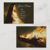 ETHERNAL BEAUTY Hair Salon Day Spa, Makeup Artist Visitekaartje (Voorkant / Achterkant)