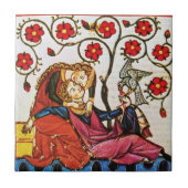 ETHERNAL LOVE ,white Tegeltje (Voorkant)