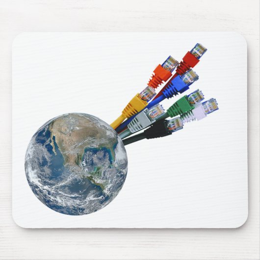 Ethernet Network Connected Earth Muismat (Voorkant)