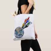 Ethernet Network Connected Earth Tote Bag (Dichtbij)