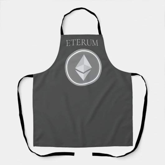 etherum apron stijl schort (Voorkant)