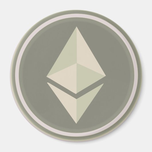 etherum  magneet (Voorkant)