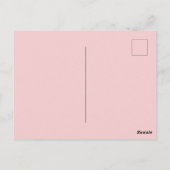 Ethetische elegantie in bloei briefkaart (Achterkant)