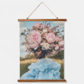 Ethetische elegantie in bloei hangend wandkleed (Voorkant)