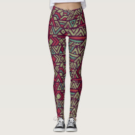 Ethic Pattern Pop Mode Leggings