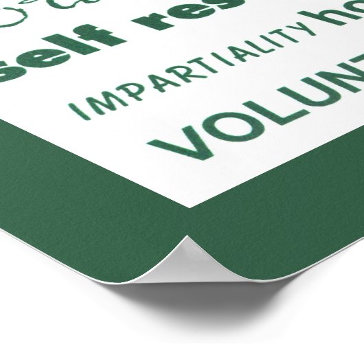 "Ethics Word Poster" Poster (Hoek)