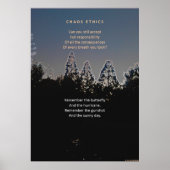 Ethiek en vlindereffect poster (Voorkant)