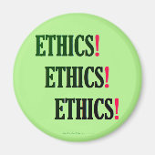Ethiek! Ethiek! Ethiek!" Magneet (Voorkant)