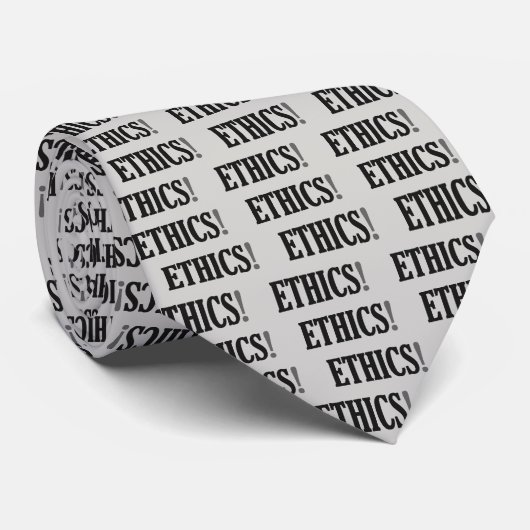 Ethiek! Ethiek! Ethiek!" Stropdas (Opgerold)