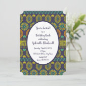 Ethinc Afrikaanse Boheemse Verjaardag Kaart (Staand voorkant)