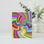 Ethincally Funky Colors Briefkaart (Staand voorkant)