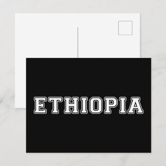 Ethiopia Briefkaart (Voorkant / Achterkant)