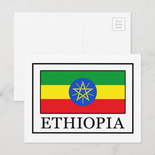Ethiopia Briefkaart (Voorkant / Achterkant)