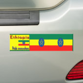 Ethiopia Bumpersticker (Op auto)