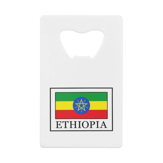 Ethiopia Creditkaart Flessenopener (Voorkant)