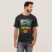 Ethiopia Ethiopian Happiest When Im In Ethiopia 1 T-shirt (Voorkant volledig)