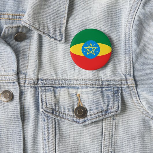 Ethiopia Fisheye Flag Button (In situ)