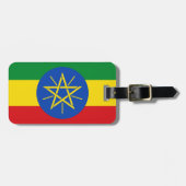 Ethiopia Flag Bagagelabel (Voorkant horizontaal)