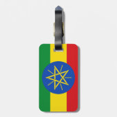 Ethiopia Flag Bagagelabel (Achterkant verticaal)