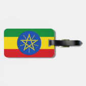 Ethiopia Flag Bagagelabel (Achterkant horizontaal)