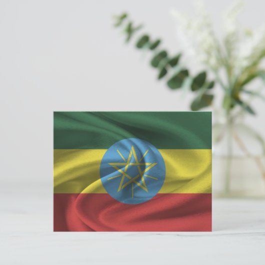Ethiopia Flag Briefkaart (Staand voorkant)