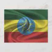 Ethiopia Flag Briefkaart (Voorkant)
