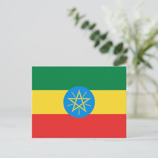 Ethiopia Flag Briefkaart (Staand voorkant)