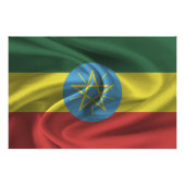 Ethiopia Flag Foto Afdruk (Voorkant)