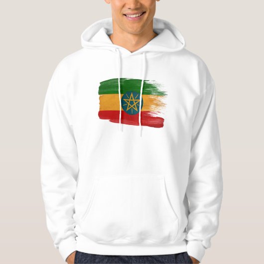 Ethiopia Flag Hoodie (Voorkant)